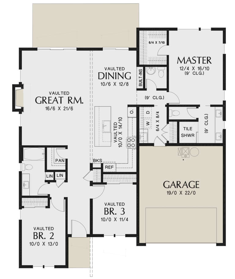 House Plan House Plan #23143 Drawing 1