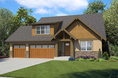 Craftsman House Plan #2559-00827 Elevation Photo