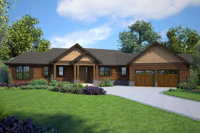 Craftsman House Plan #2559-00829 Elevation Photo