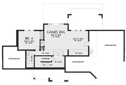 Basement for House Plan #2559-00829