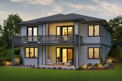 Prairie House Plan #2559-00830 Elevation Photo