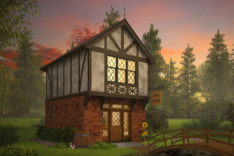 House Plan House Plan #23185 Front Elevation 