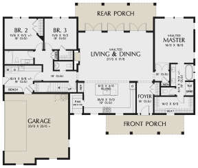 Main Floor for House Plan #2559-00832