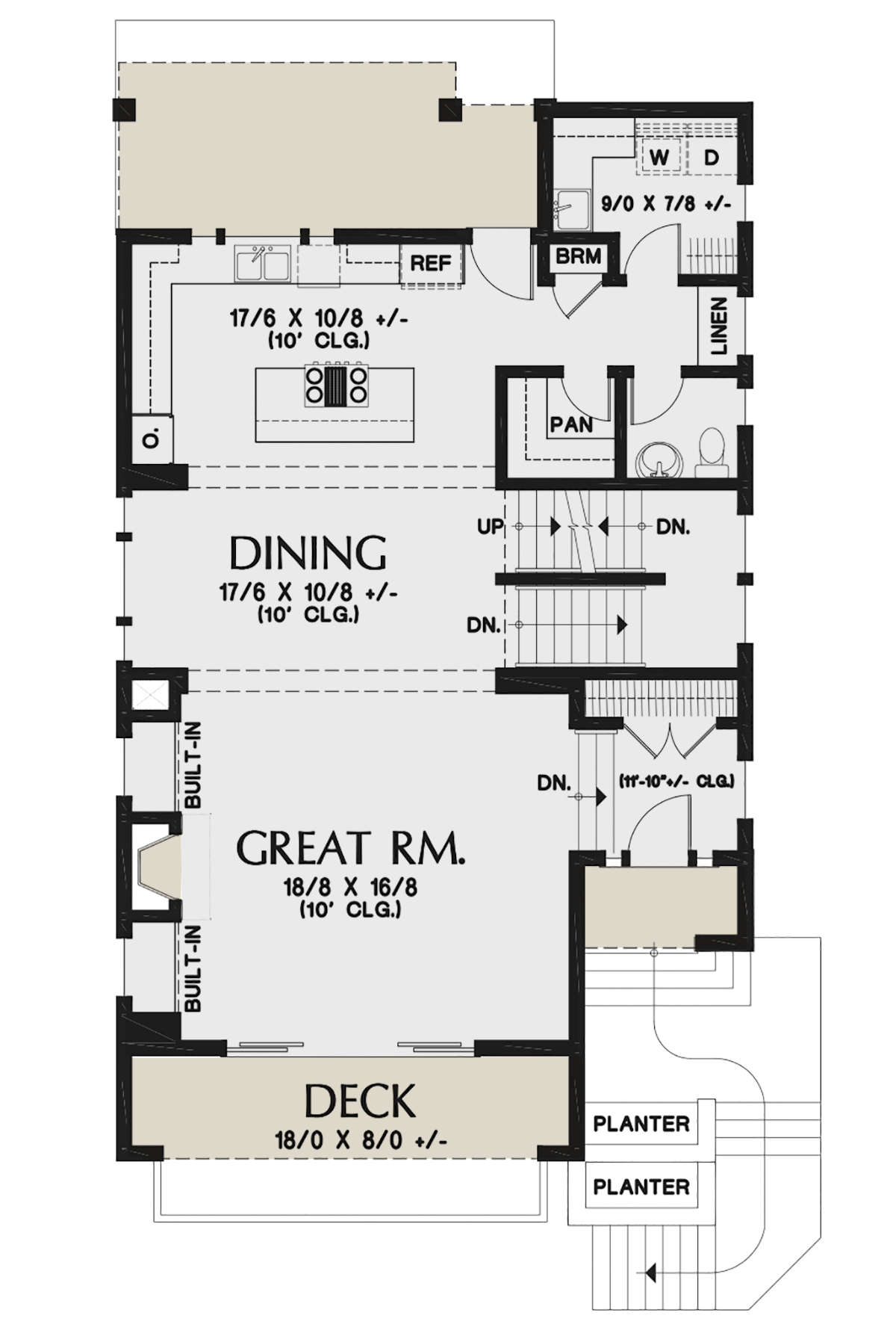 Main Floor for House Plan #2559-00833