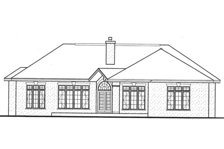 European House Plan #033-00041 Elevation Photo