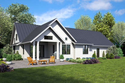 Modern Farmhouse House Plan #2559-00834 Elevation Photo