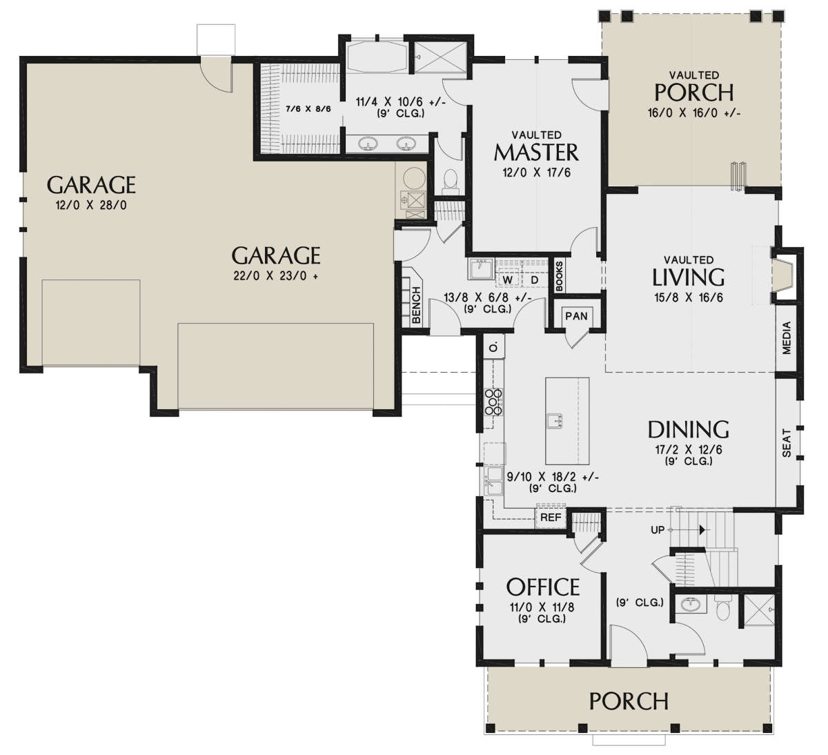 Main Floor for House Plan #2559-00834