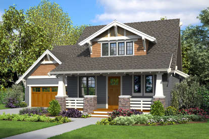 Bungalow House Plan #2559-00835 Elevation Photo