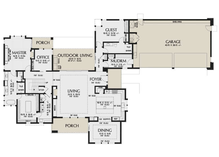 House Plan House Plan #23220 Drawing 1