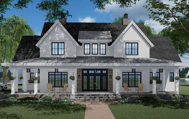 House Plan House Plan #23227 Front Elevation 