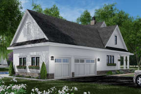 Modern Farmhouse House Plan #098-00317 Elevation Photo