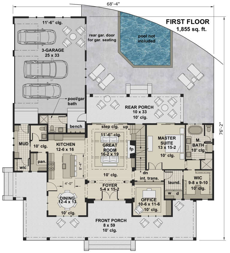 House Plan House Plan #23227 Drawing 1