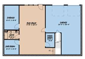 Basement for House Plan #8318-00124