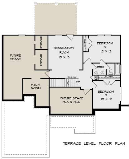 Second Floor for House Plan #6082-00168