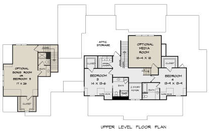 Second Floor for House Plan #6082-00169