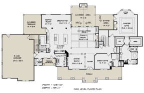 Main Floor for House Plan #6082-00170