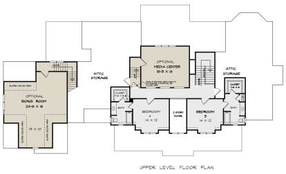 Second Floor for House Plan #6082-00170