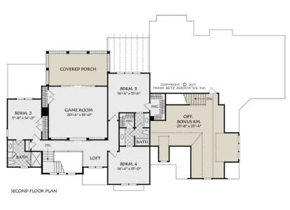 Second Floor for House Plan #8594-00319