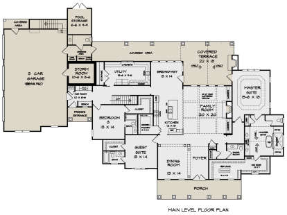 Main Floor for House Plan #6082-00172