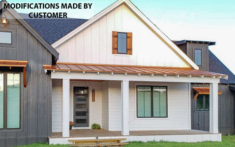 Modern Farmhouse House Plan #9401-00102 Build Photo