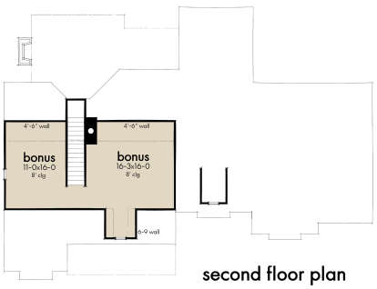 Bonus Room for House Plan #9401-00102