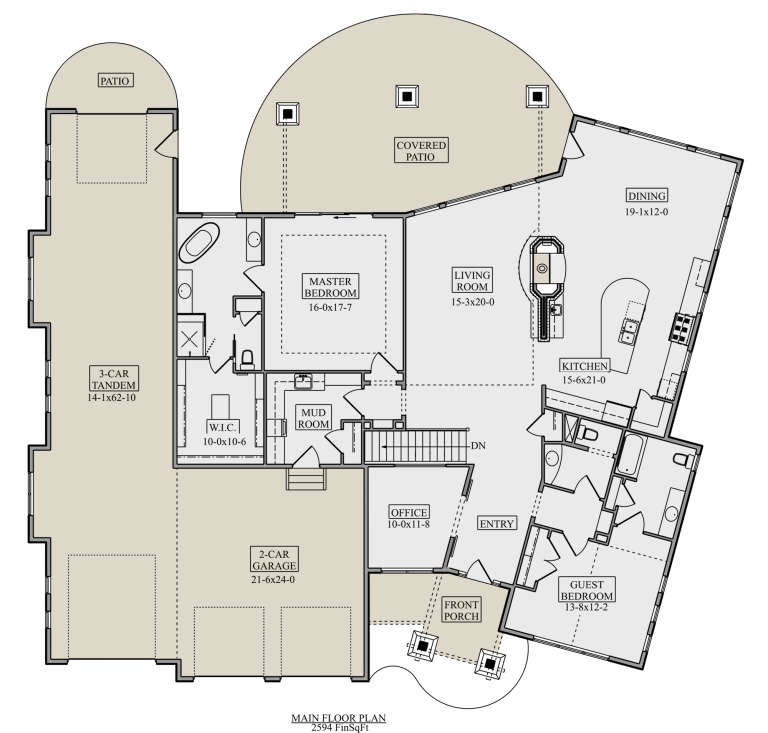 House Plan House Plan #23339 Drawing 1