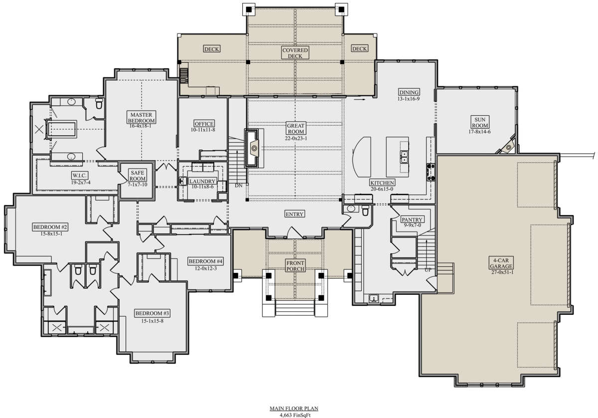 Main Floor for House Plan #5631-00118