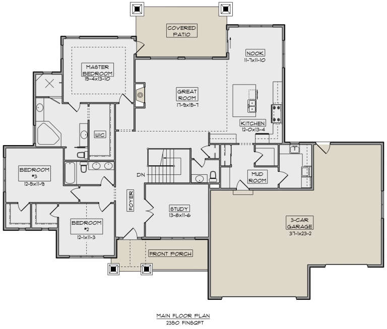 House Plan House Plan #23353 Drawing 1