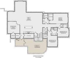 Basement for House Plan #5631-00120