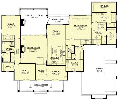 House Plan House Plan #23374 Drawing 1