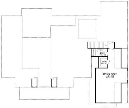 Bonus Room for House Plan #041-00195