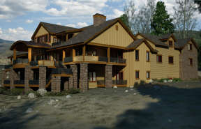 Mountain House Plan #5631-00122 Elevation Photo