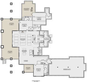 Basement for House Plan #5631-00122