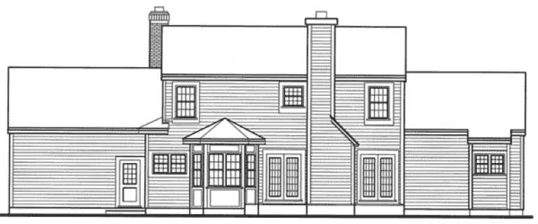 Country House Plan #033-00043 Elevation Photo