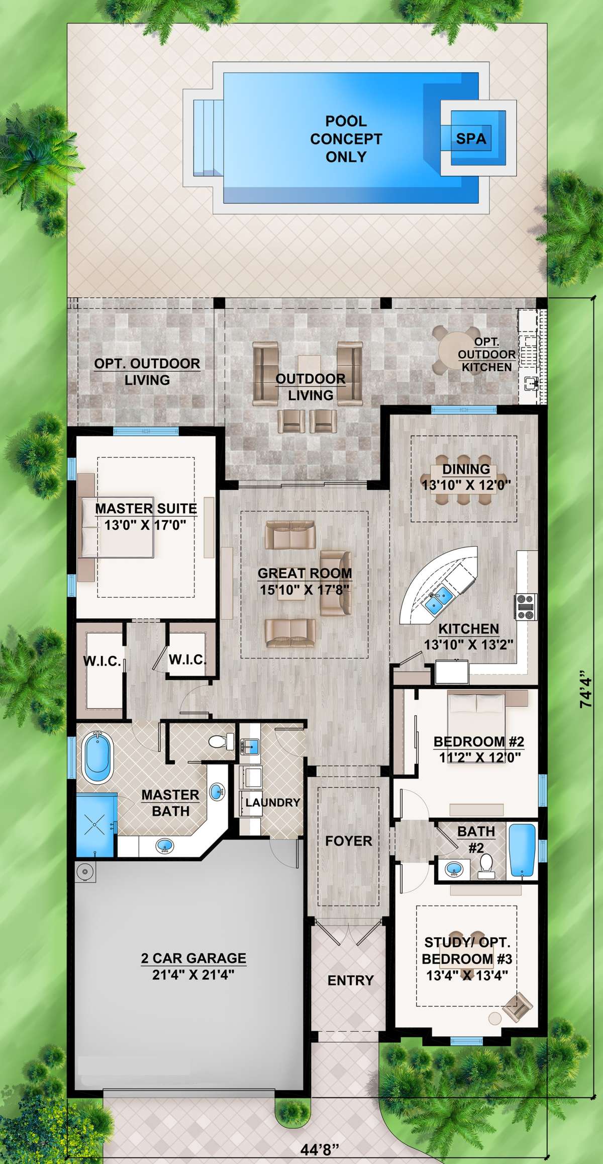 Main Floor for House Plan #207-00076