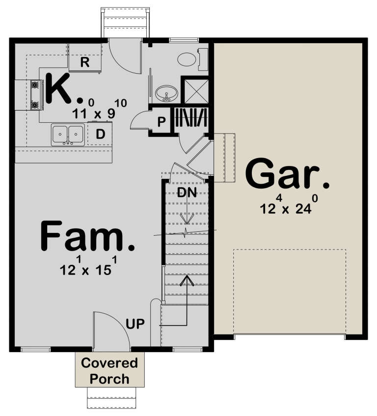 House Plan House Plan #23423 Drawing 1