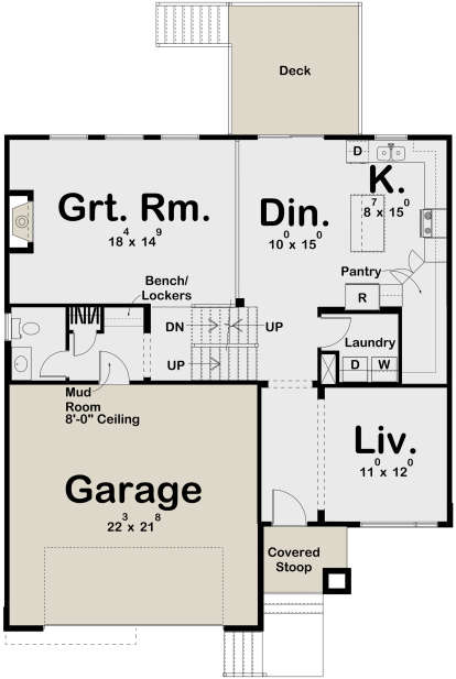 Main Floor for House Plan #963-00331