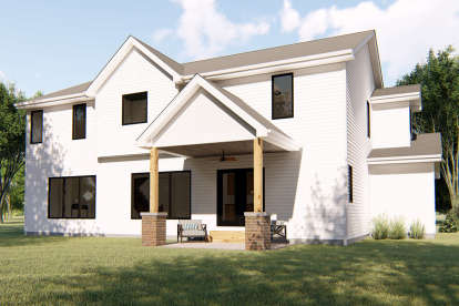 Modern Farmhouse House Plan #963-00332 Elevation Photo