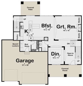 Main Floor for House Plan #963-00332