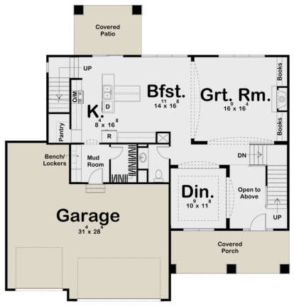 Main Floor  for House Plan #963-00332