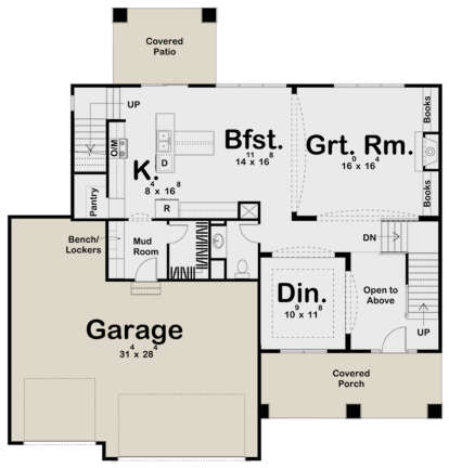 Main Floor  for House Plan #963-00332