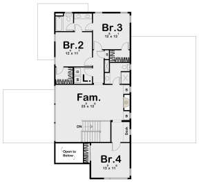 Second Floor for House Plan #963-00333