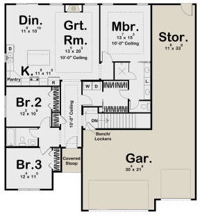 Main Floor for House Plan #963-00335