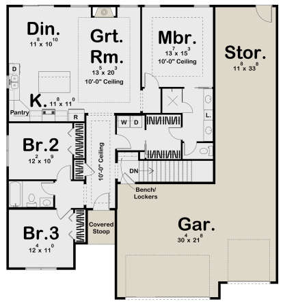 Main Floor for House Plan #963-00335