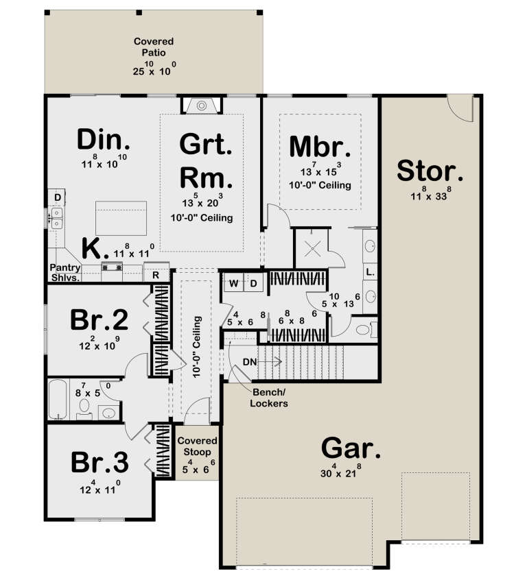 House Plan House Plan #23458 Drawing 1