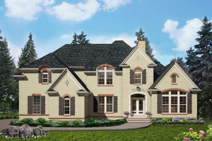 House Plan House Plan #23465 Front Elevation 