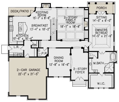 House Plan House Plan #23465 Drawing 1