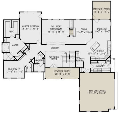Main Floor for House Plan #699-00247