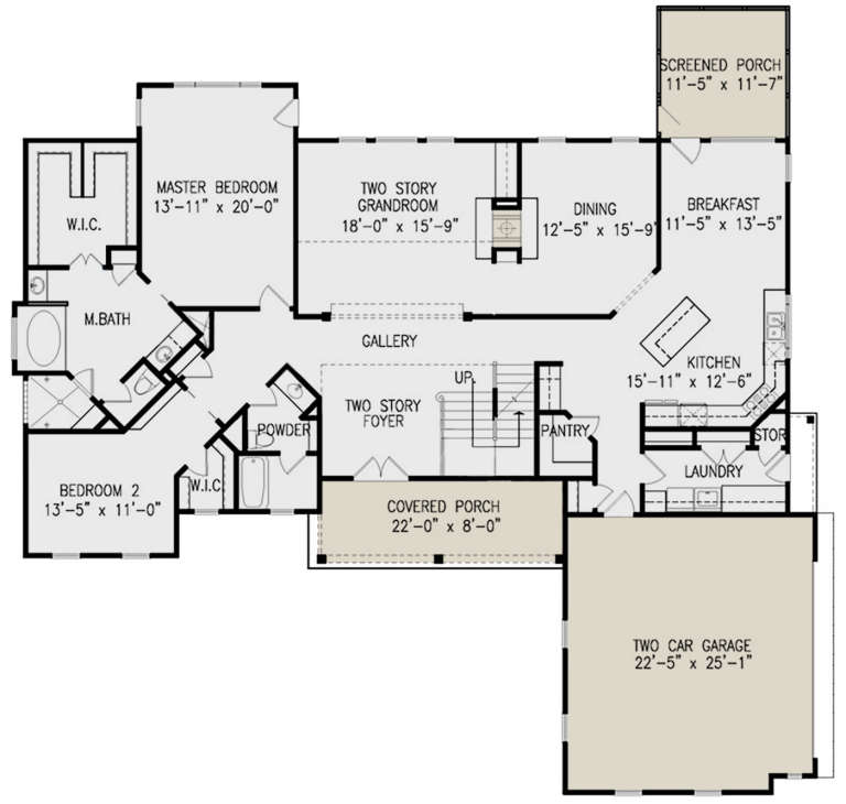 House Plan House Plan #23472 Drawing 1