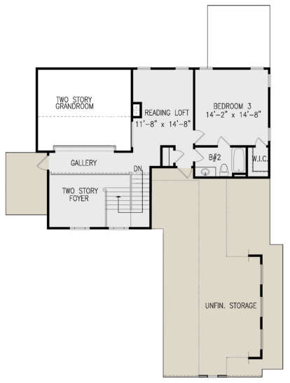 Second Floor for House Plan #699-00247